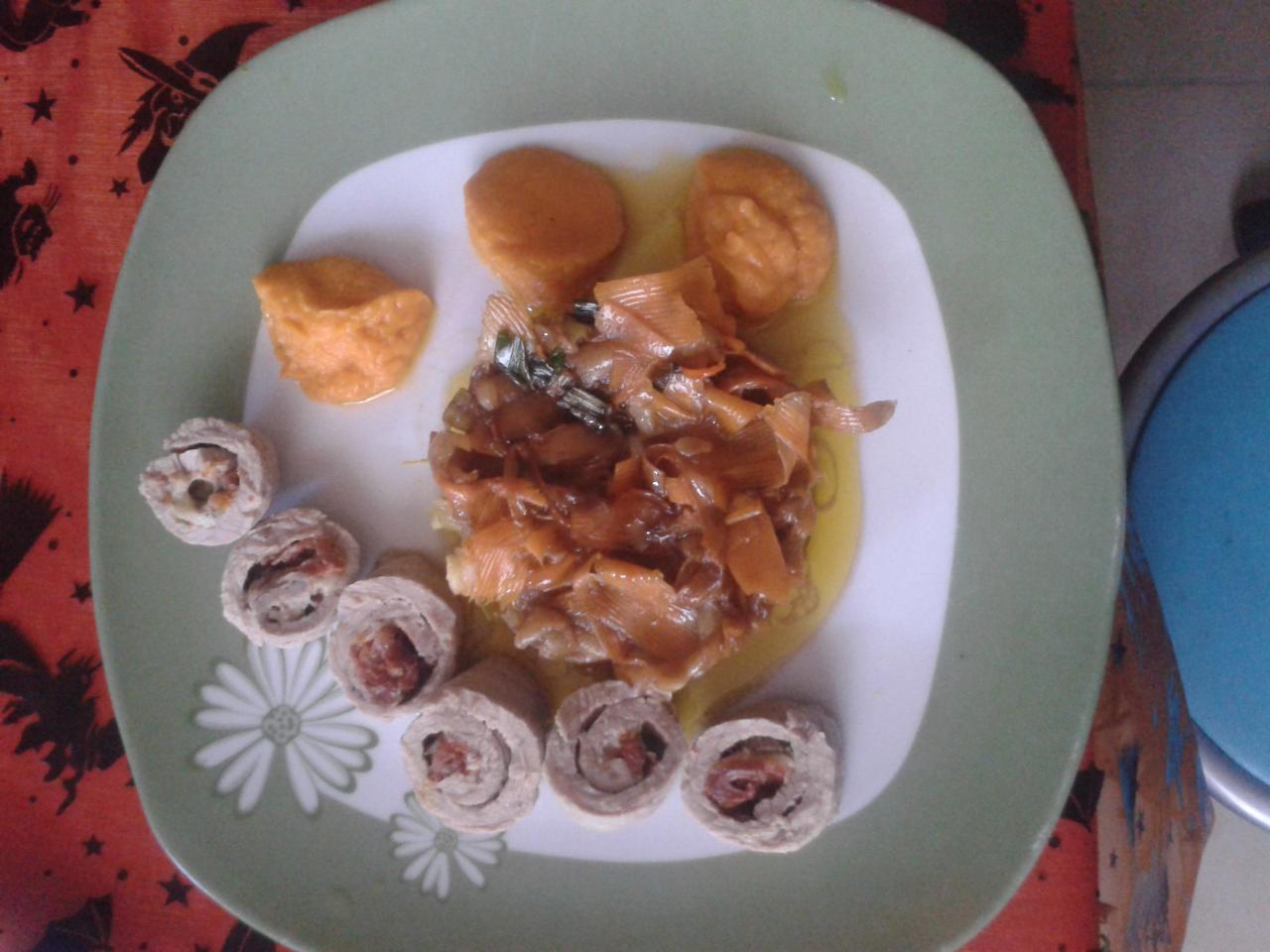 Ballotine de veau et ses accompagnements