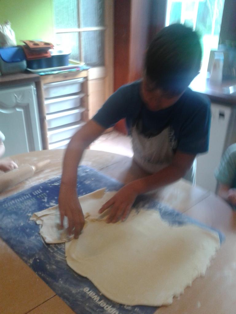 Pliage de la pâte feuilletée