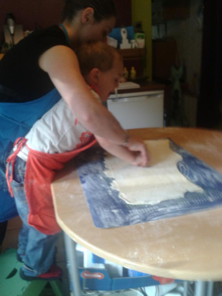 Pliage de la pâte feuilletée