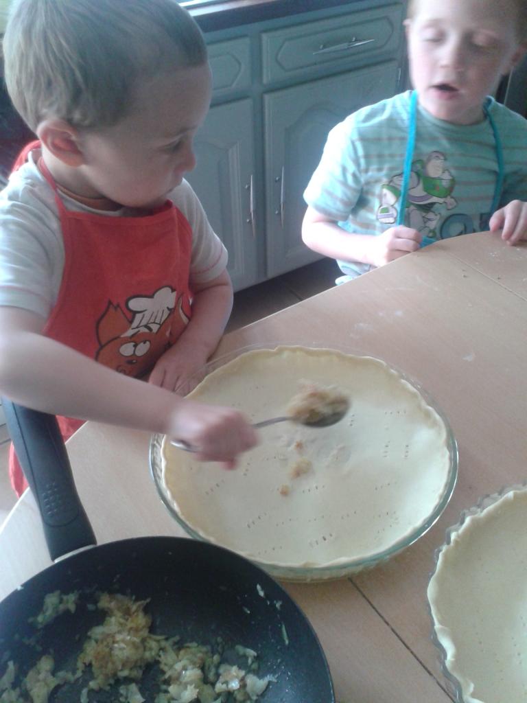 Remplissage de la tarte