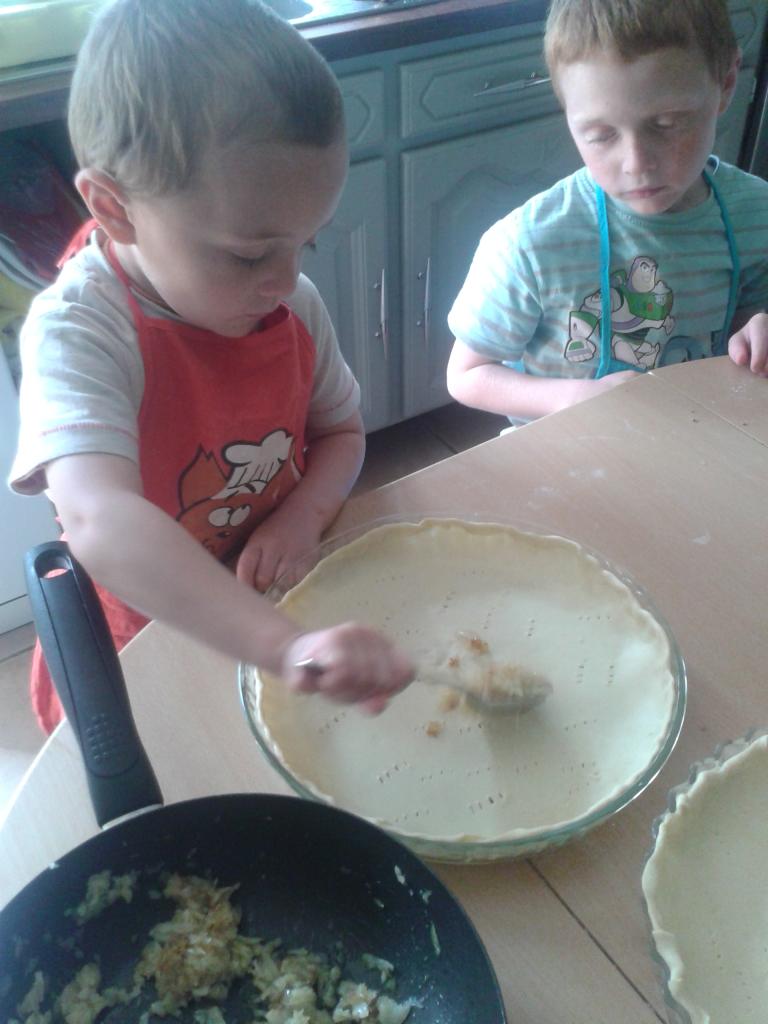 Remplissage de la tarte