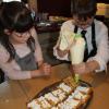 37 Pochage de la chantilly  sur les gaufres au saumon (10)
